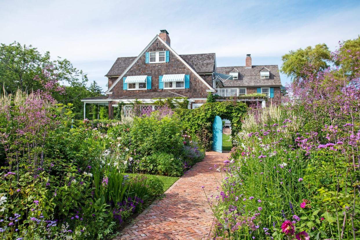 Gray Gardens East Hampton side gate