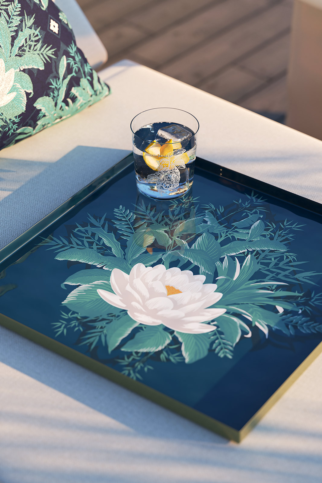 Vacation at home with the White Lotus collection from CB2