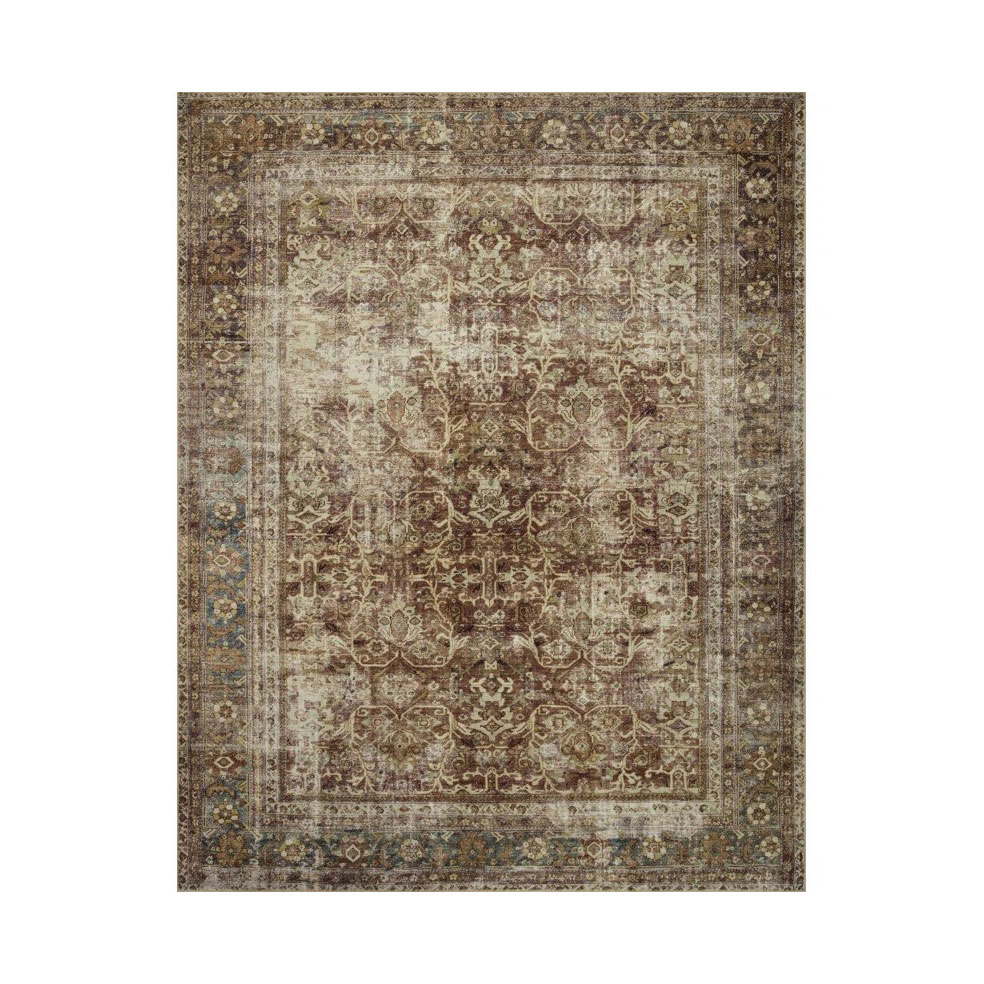 Magnolia Home from Joanna Gaines X Loloi Sinclair Rost / Lagune carpet