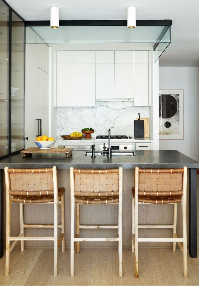 a kitchen with a marble -like a kitchen with a marble -like