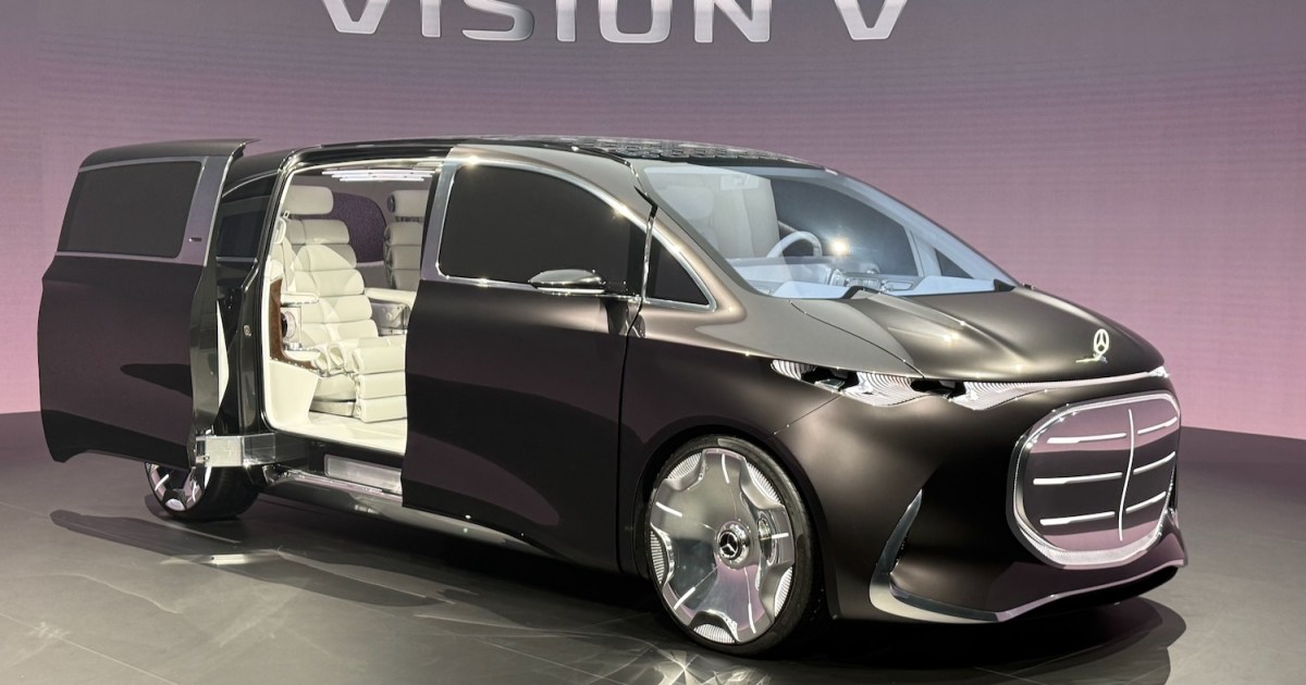 Mercedes' Vision V concept proves that luxury vans are a great idea
