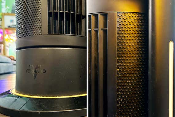 A close -up of the Oscillation fan from the frontado Ara.