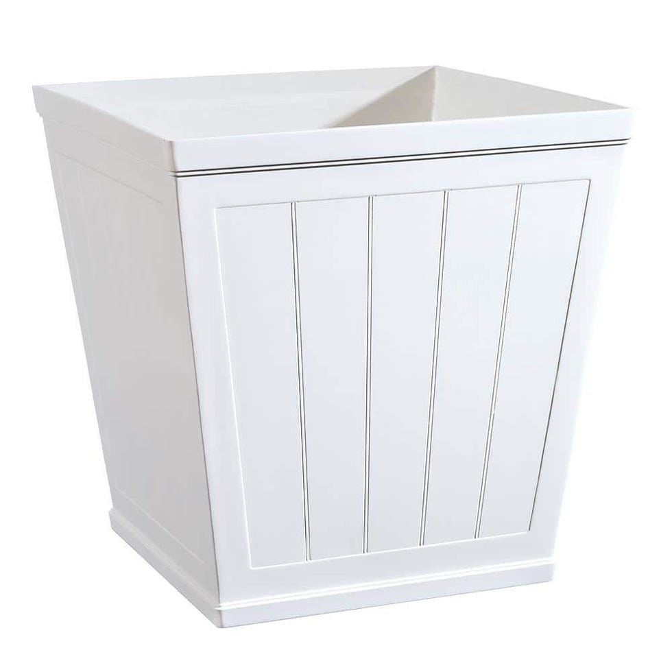 White Harz -Quadrat planter White Harz -Quadrat planter