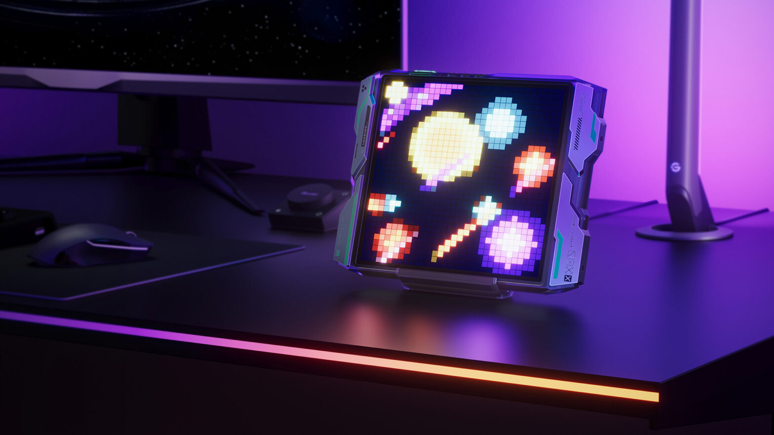 Govee Gaming Pixel Light Review: A funny retro desktop accessories