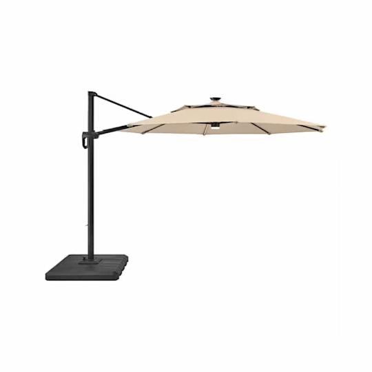 Hampton Bay Cantilever Solar Led Offset Patio Dach
