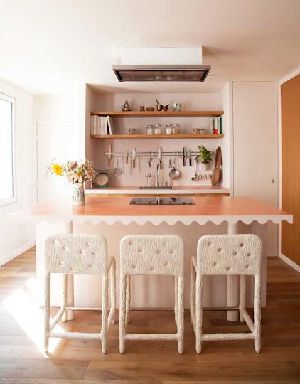Objects with broken edges that are used in the home decoration.