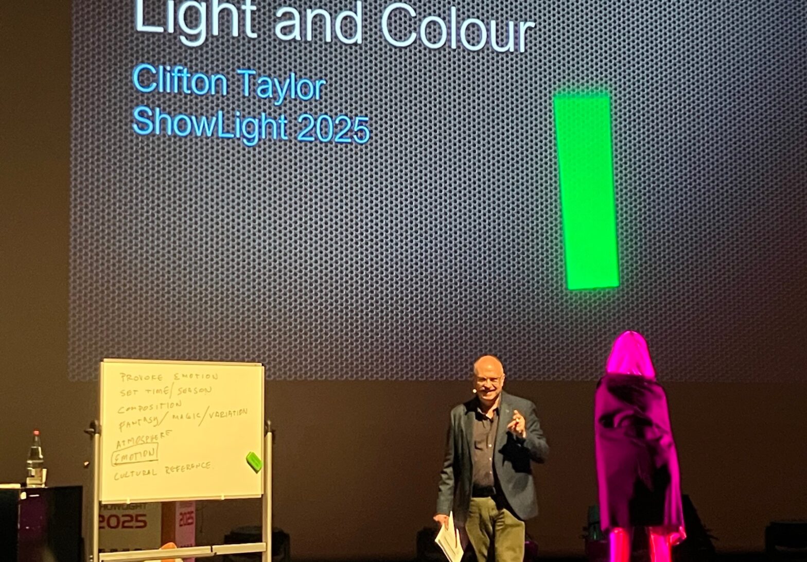 Showlight 2025: Clifton Taylor on color and light