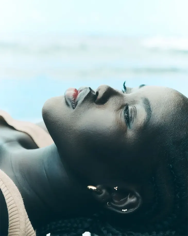 Adut Akech leads the summer 2025 campaign from Alo Yoga