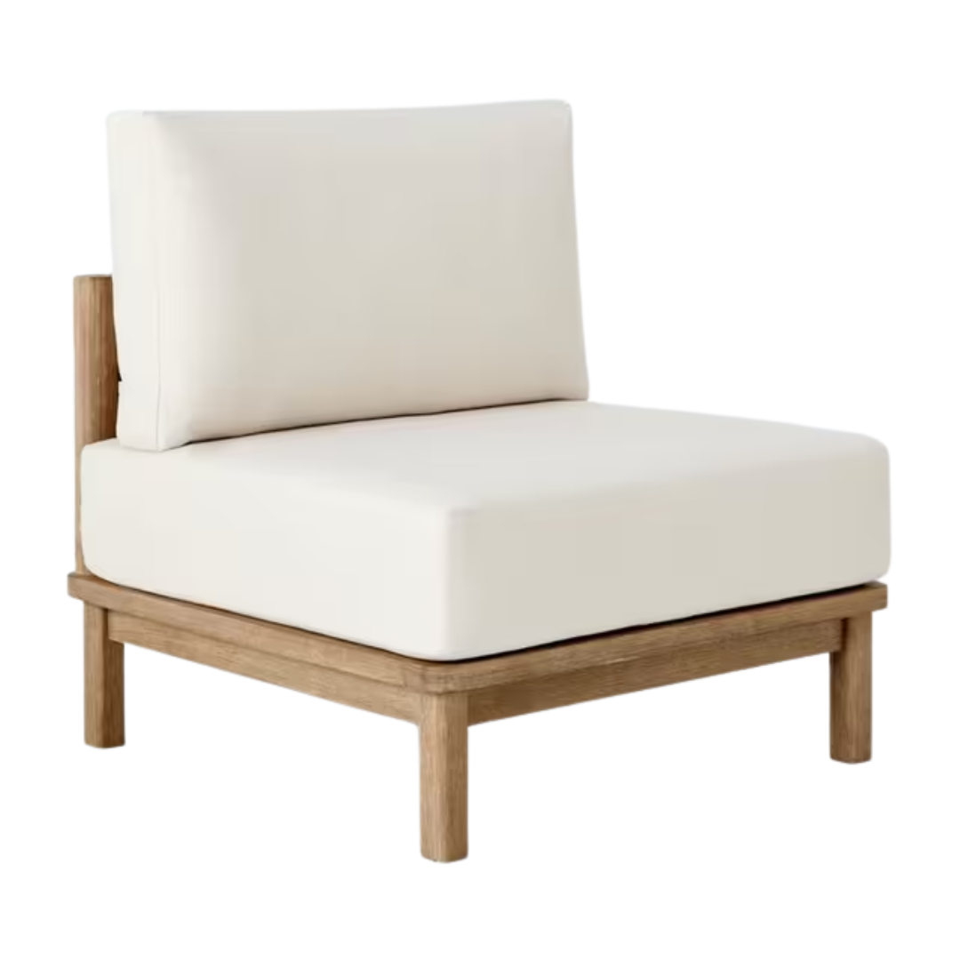 Allmodern Louise Patio Chair with pillows and reviews | Wayfair