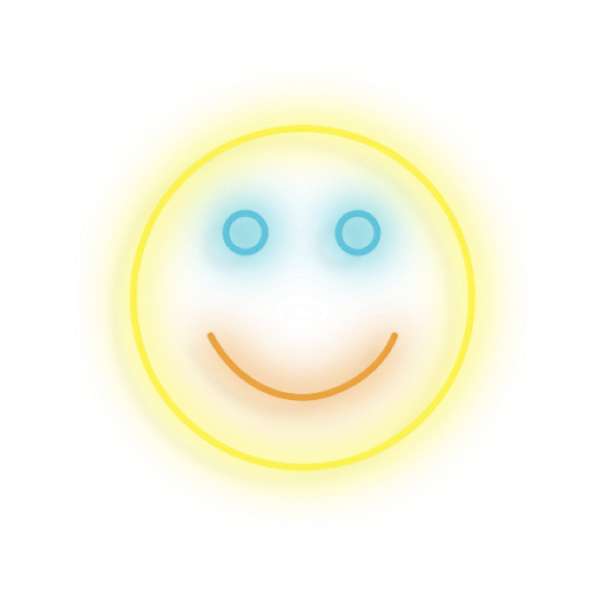 Smiley face neon signs