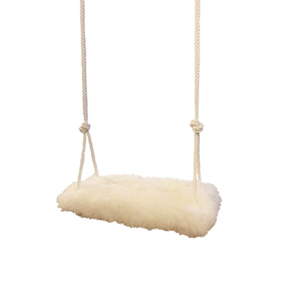 Exclusive designer furry swing