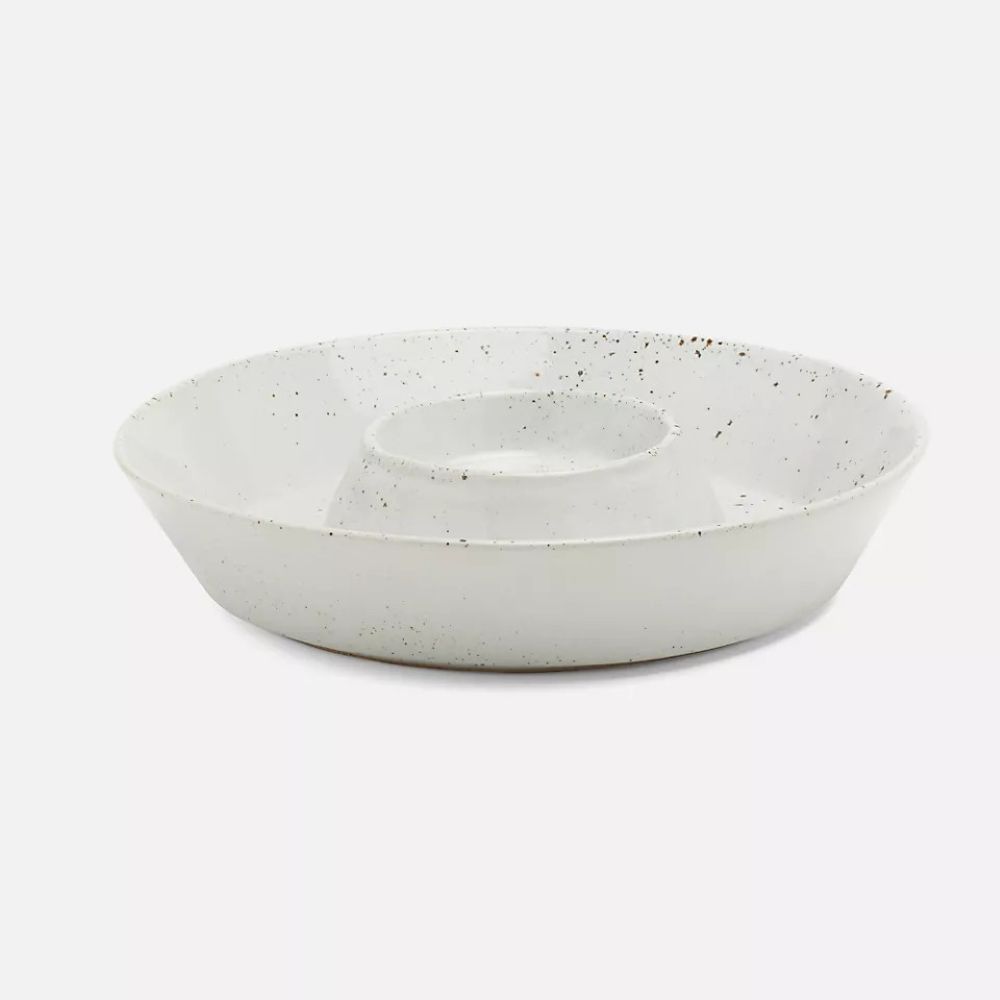 Blue Fasana Marcus Chip & Dip Bowl