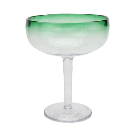Main supports of Becky G. & Alejandra 18-Uryl Margarita Glass, green border