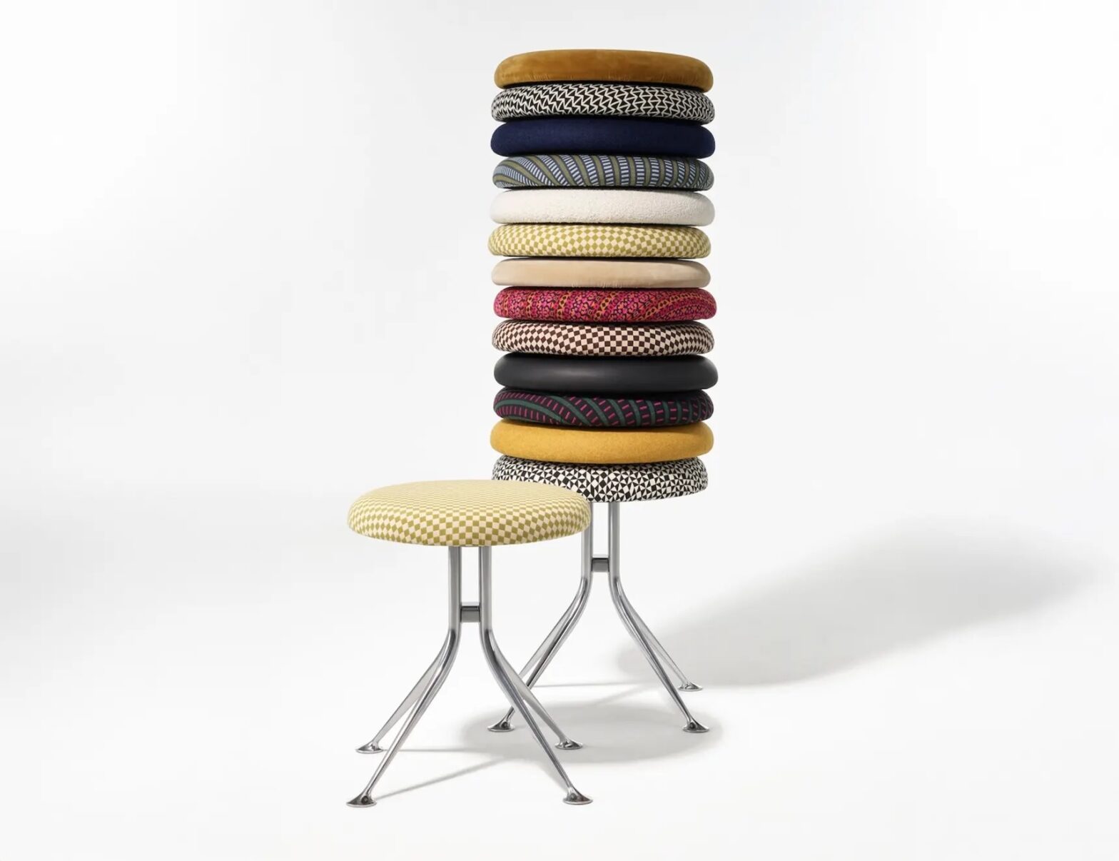 Herman Miller invigorates the legendary girard stool with sustainable updates | dumb
