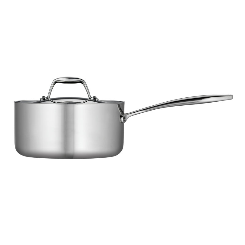 Tramontina Tri-L-Ly-dressed stainless steel gourmet sauce pan & ratings | Wayfair