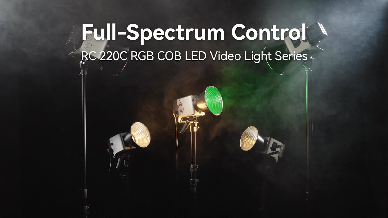 🌈 full spectrum control | #Intertroducing RC 220c RGB COB LED video series - YouTube