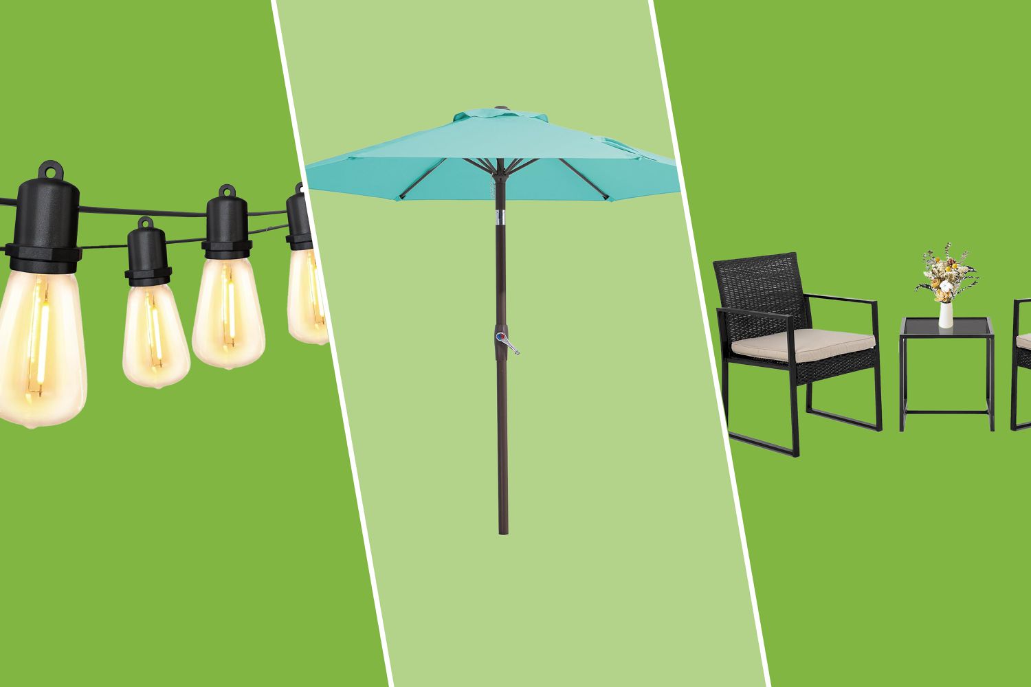 Amazon's outlet has terrace furniture, solar, lights and other offers
