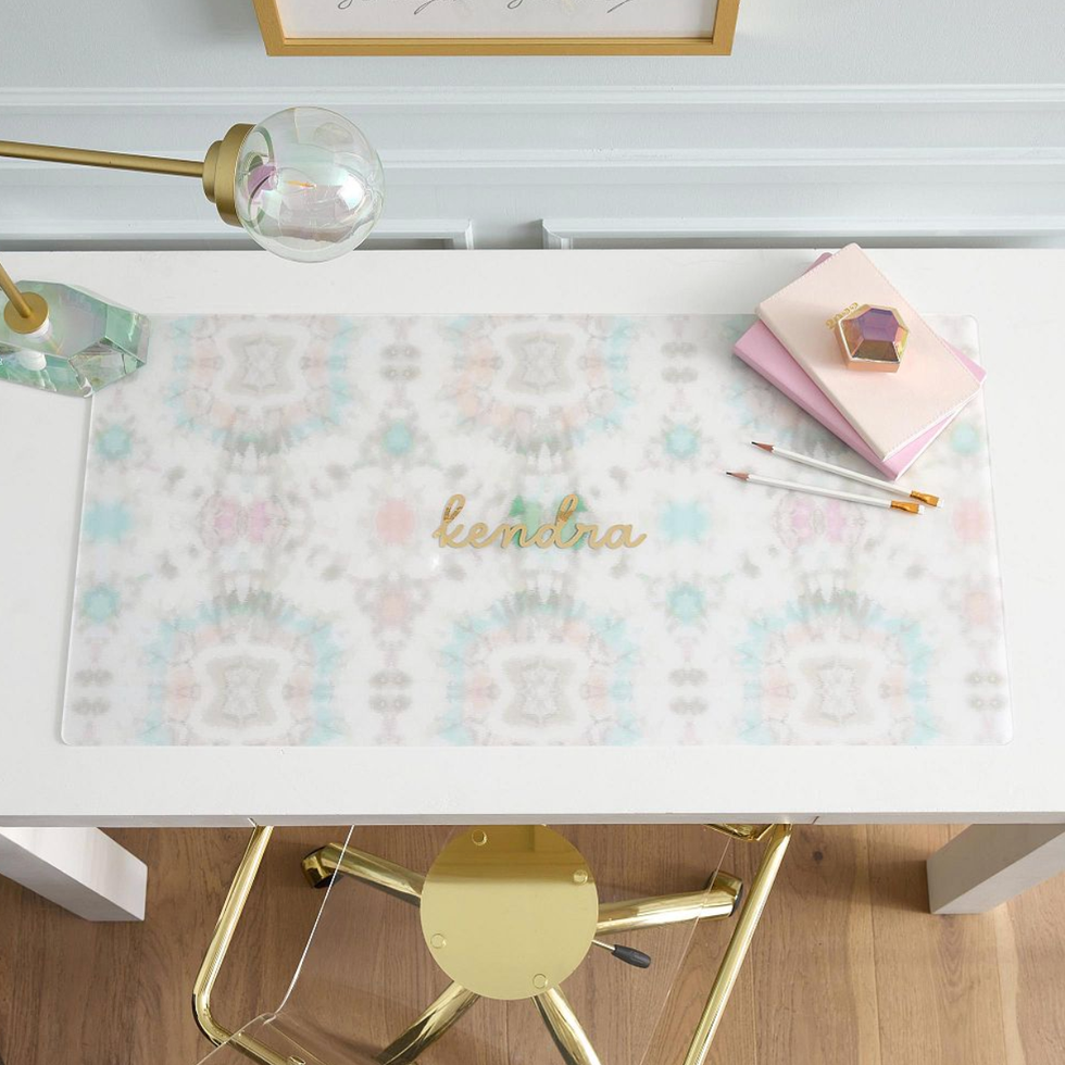 Kendra Scott acrylic desk mat
