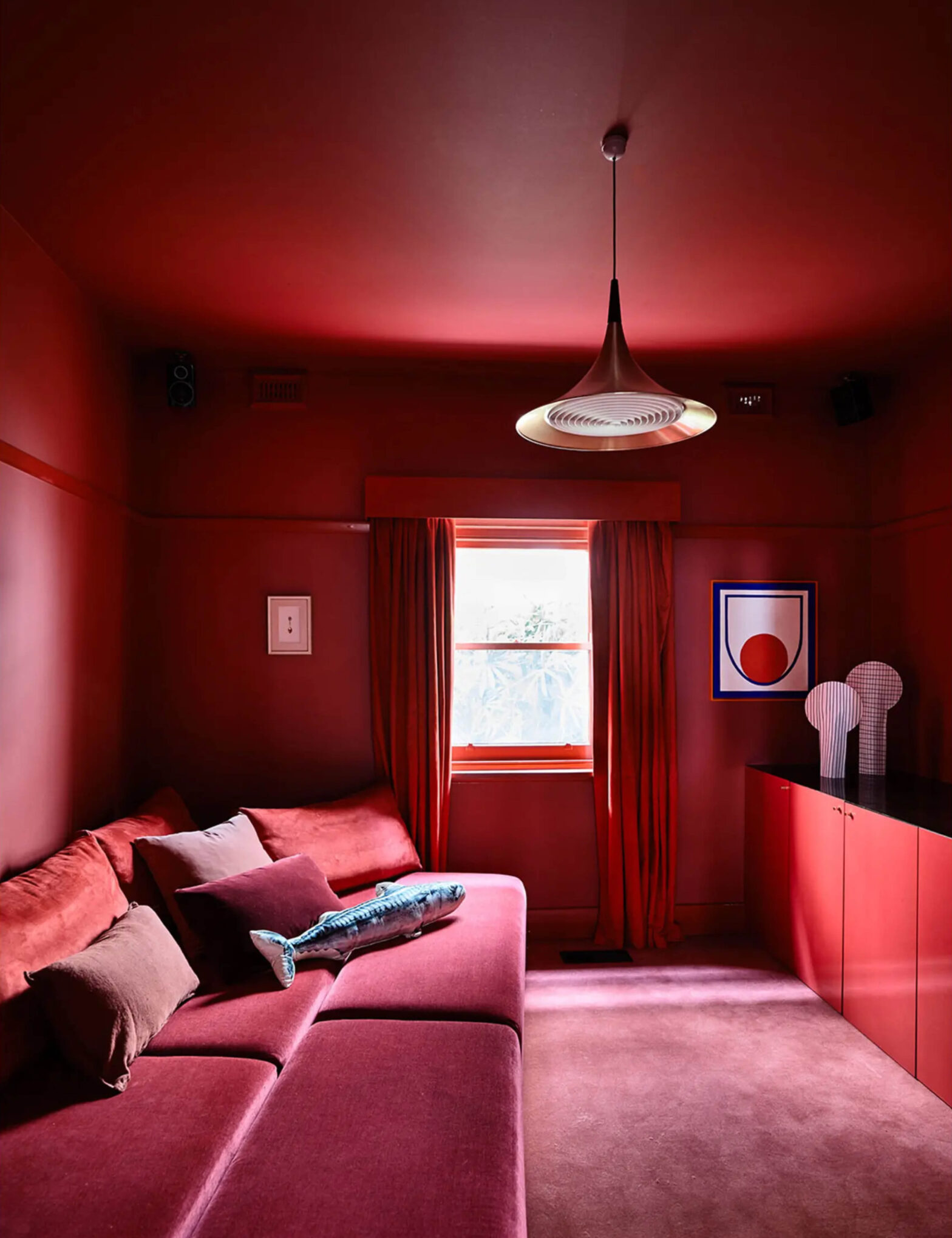 Set the mood with luxurious colors. The way is like