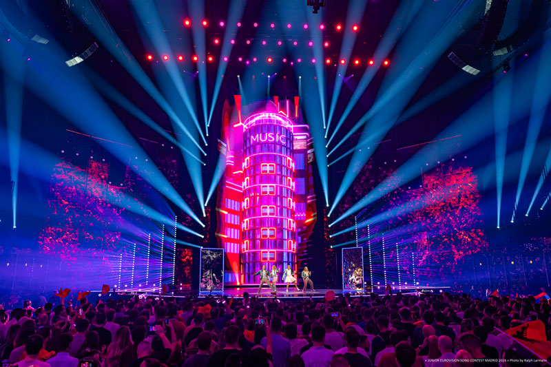 The GLP X5 series meets the highest requirements for the Junior Eurovision Song Contest