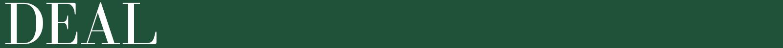 A dark green banner to display a black Friday deal