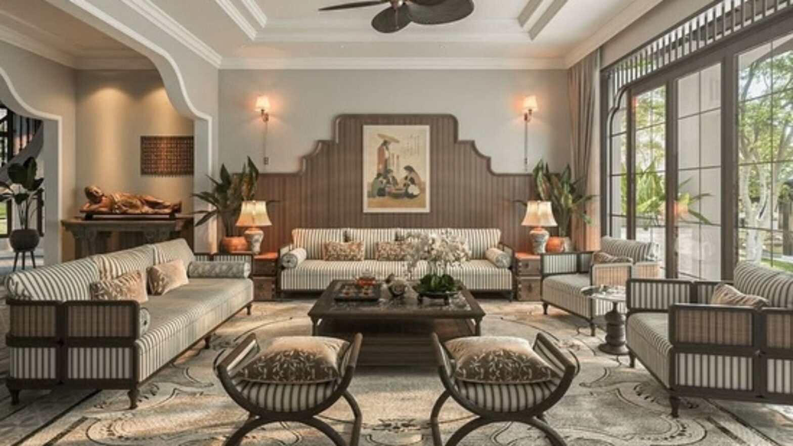 The upper summer wall paint mixing minimalism with luxurious aesthetics