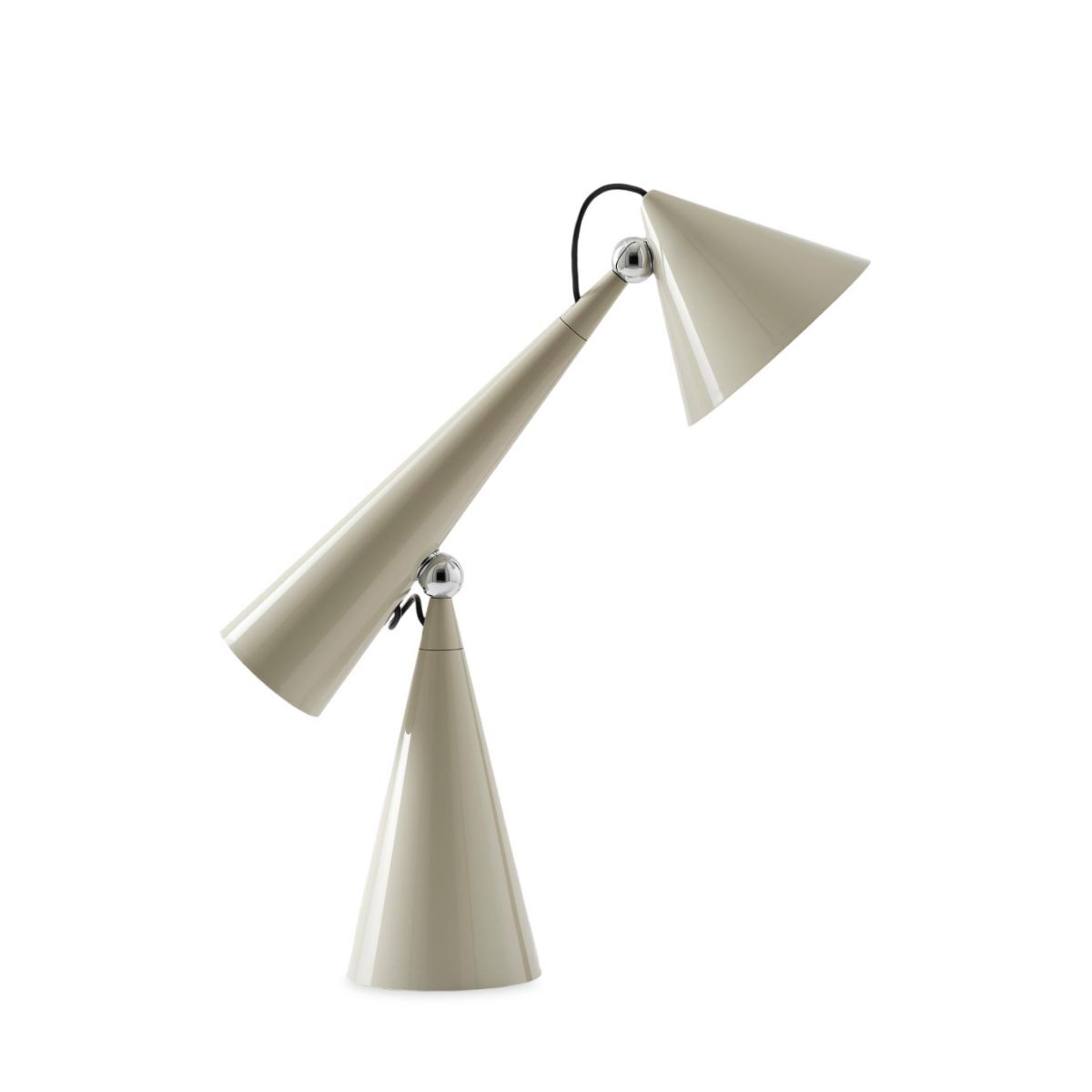 Creme desk lamp
