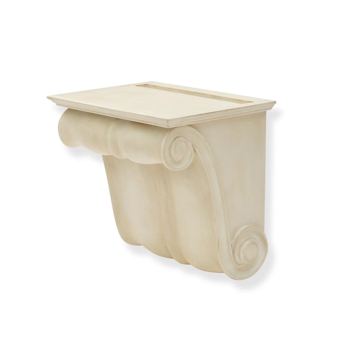 A cream wall holder