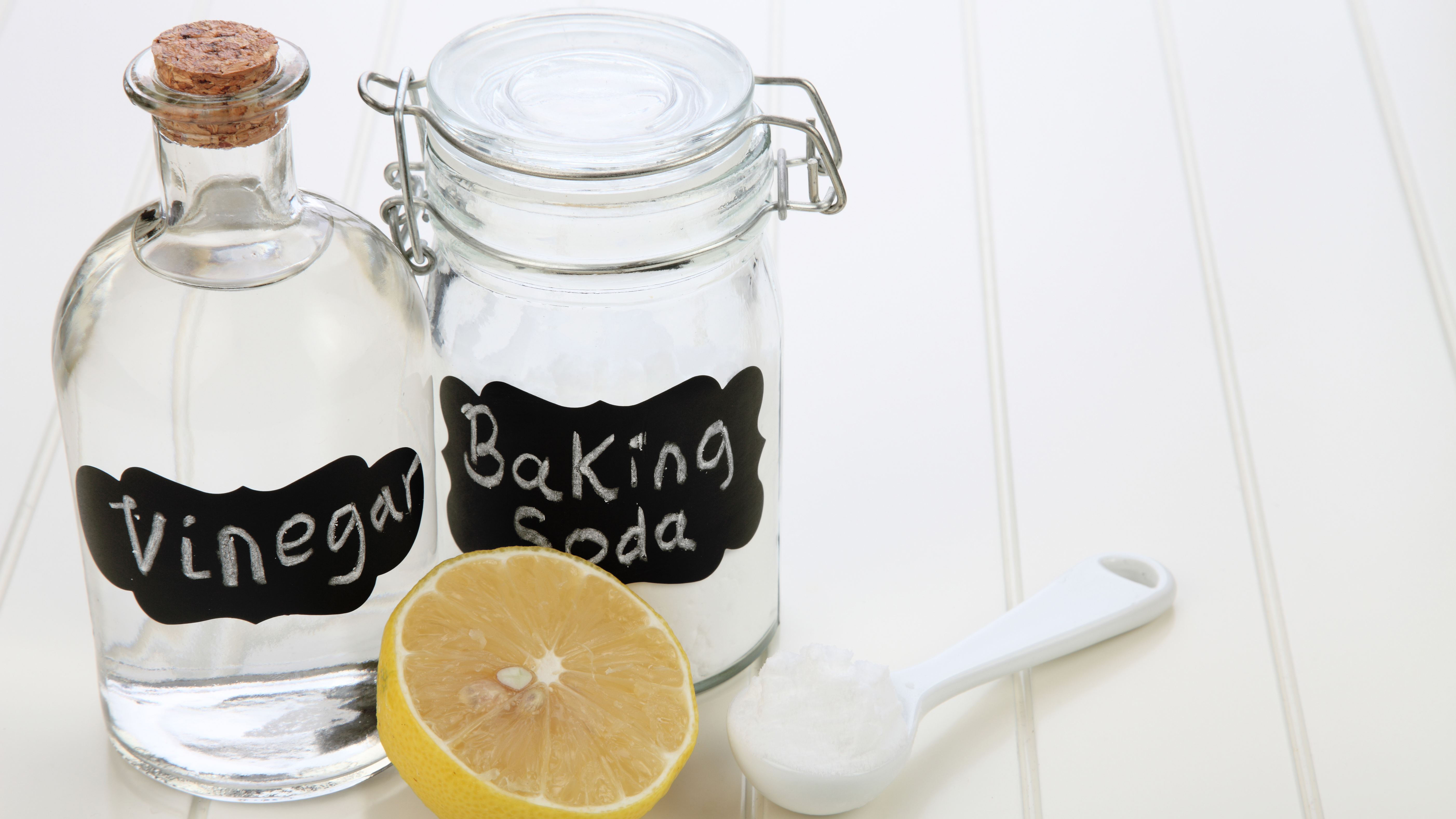 Baking powder and vinegar