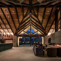 Sugarloaf at Flockhill / hierarchical group - interior photography, wood, beam