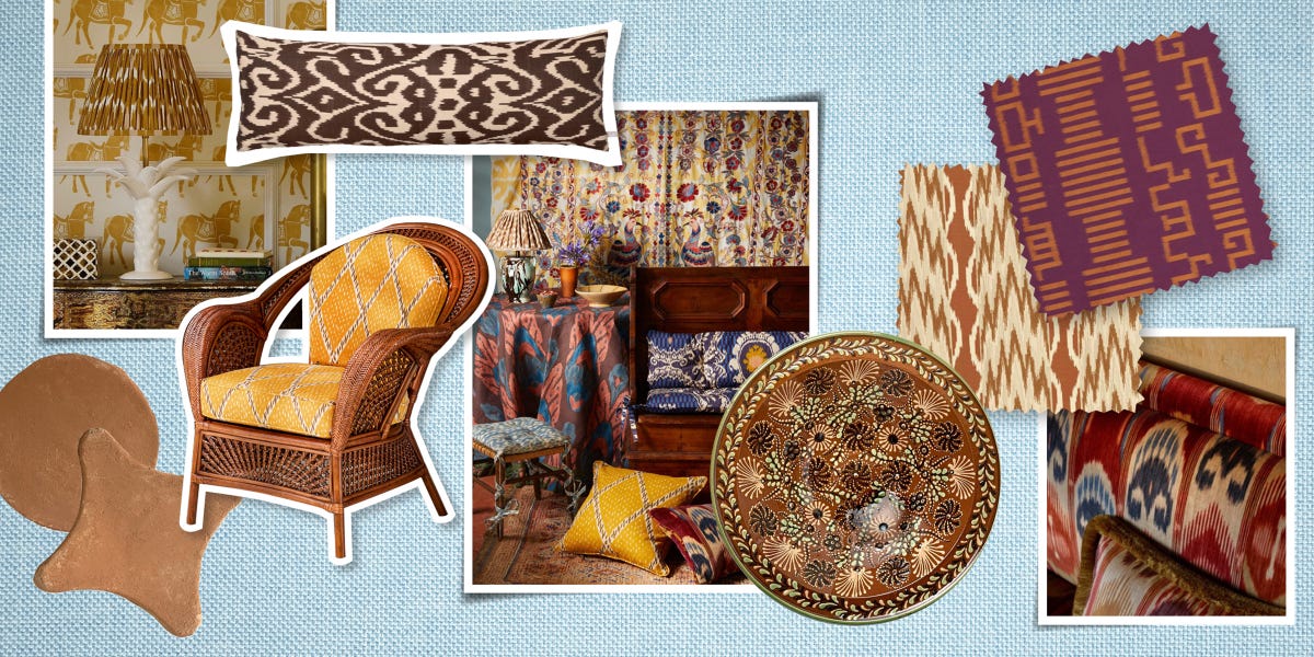 Why Ikat textiles are currently the hottest summer design trend