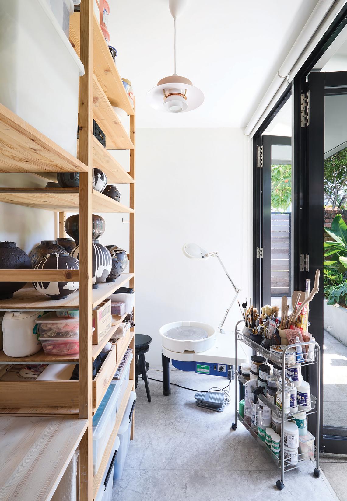 The chic at home: Rare pre-HDB terrace house is Ceramist's creative sanctuary