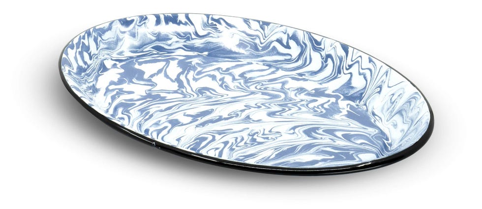 Emailware Metal Classic Classic 13 inch serving oval tray plate Emailware Metal Classic Classic 13 inch serving oval tray plate