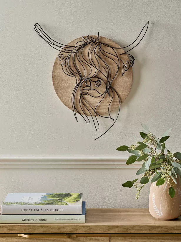 The Hamish wire wall art was as 