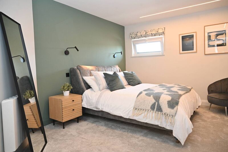 Bedroom two on the renovated property in YouGhal. 