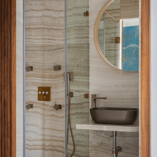 The image can contain electrical device and switch in the interior designer in the interior design sinks and the switch