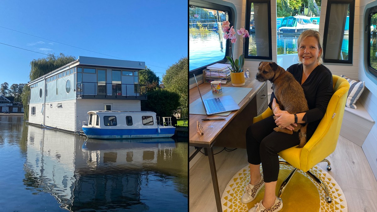 I write novels from my boat, Betsy, on the Thames