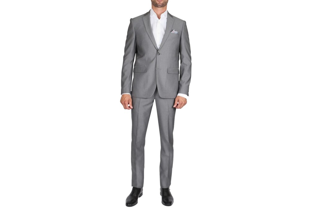 gray suit