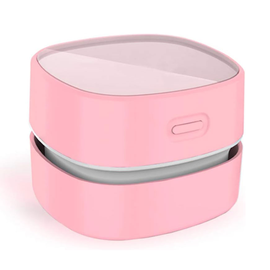 Odistar desktop vacuum cleaner, pink