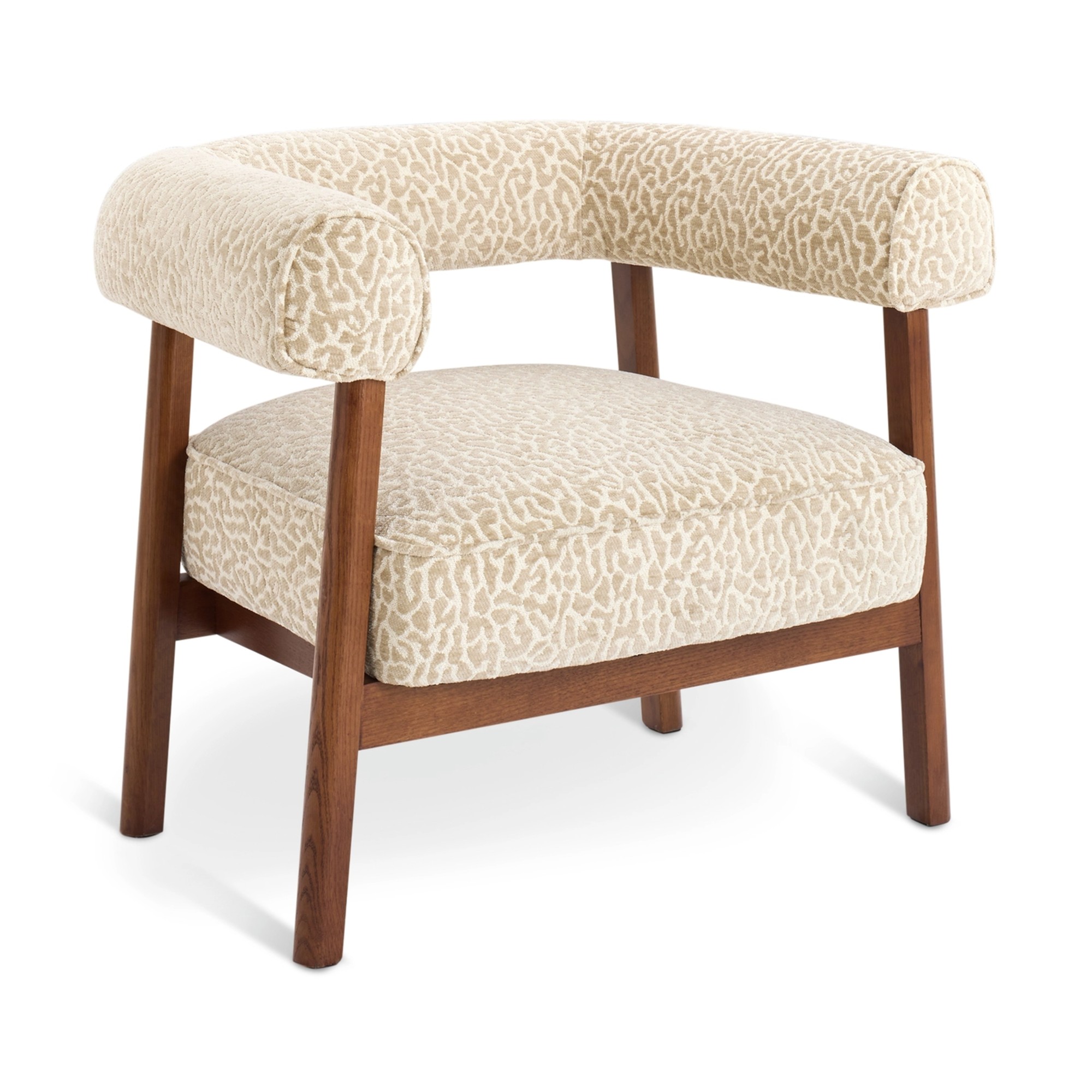 Habitat elio fabric armchair - leopard pressure