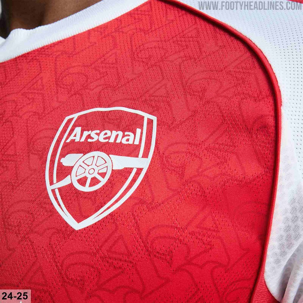 Exclusive: Arsenal 26-27 Home Kit with two red tones