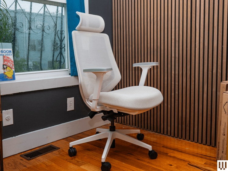 Image can contain: interior, interior design, chair, furniture, wooden panels, wood, office and office chair