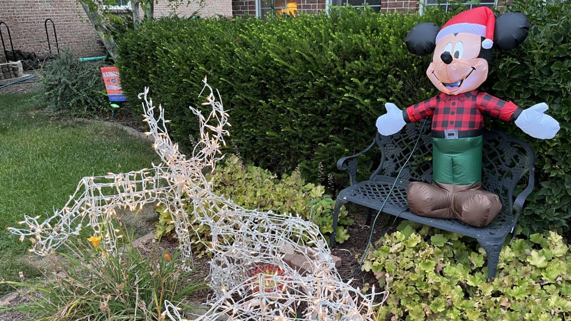 Christmas for Lorie | Carmel neighborhood lights up in August