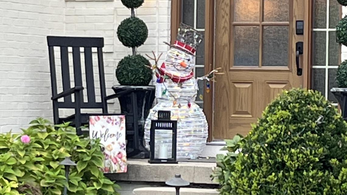 Christmas for Lorie | Carmel neighborhood lights up in August
