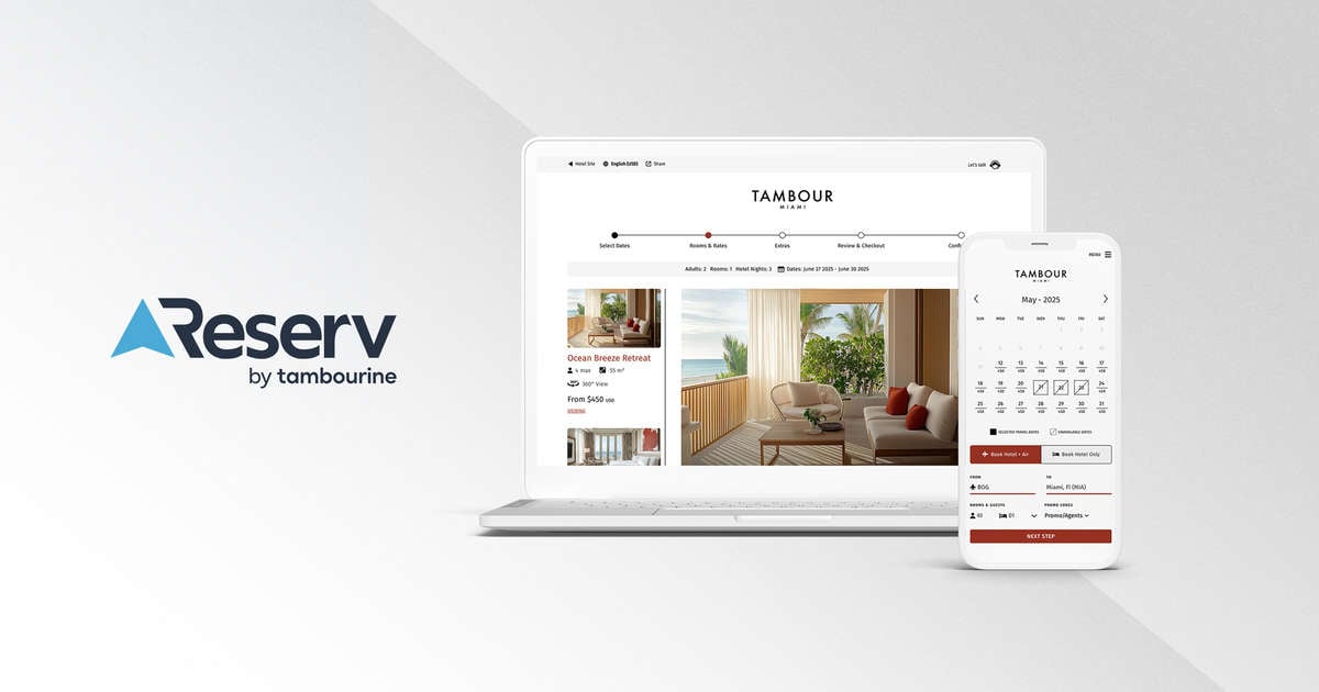 Tambourine reveals Reserve Encore: Smooth hotel booking experience
