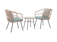 A photo of a terrace against a white background.