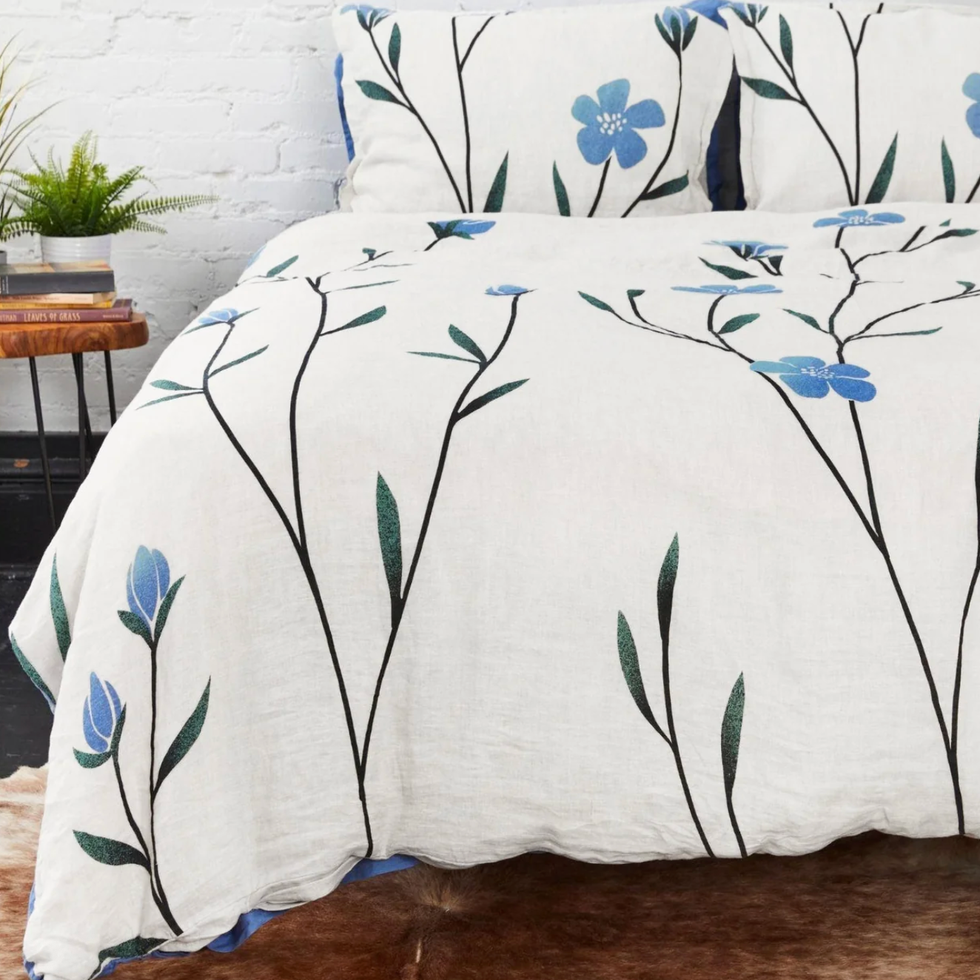 Bio -European line bedspread cover set | Listen to flower