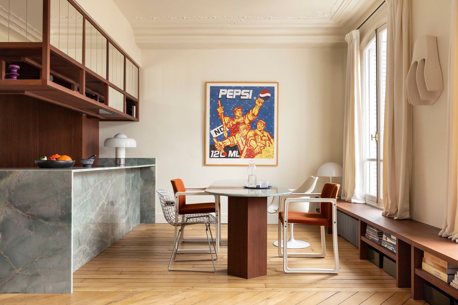 BILD can contain a dining table furniture table architecture building dining room and room inside in the interior designer