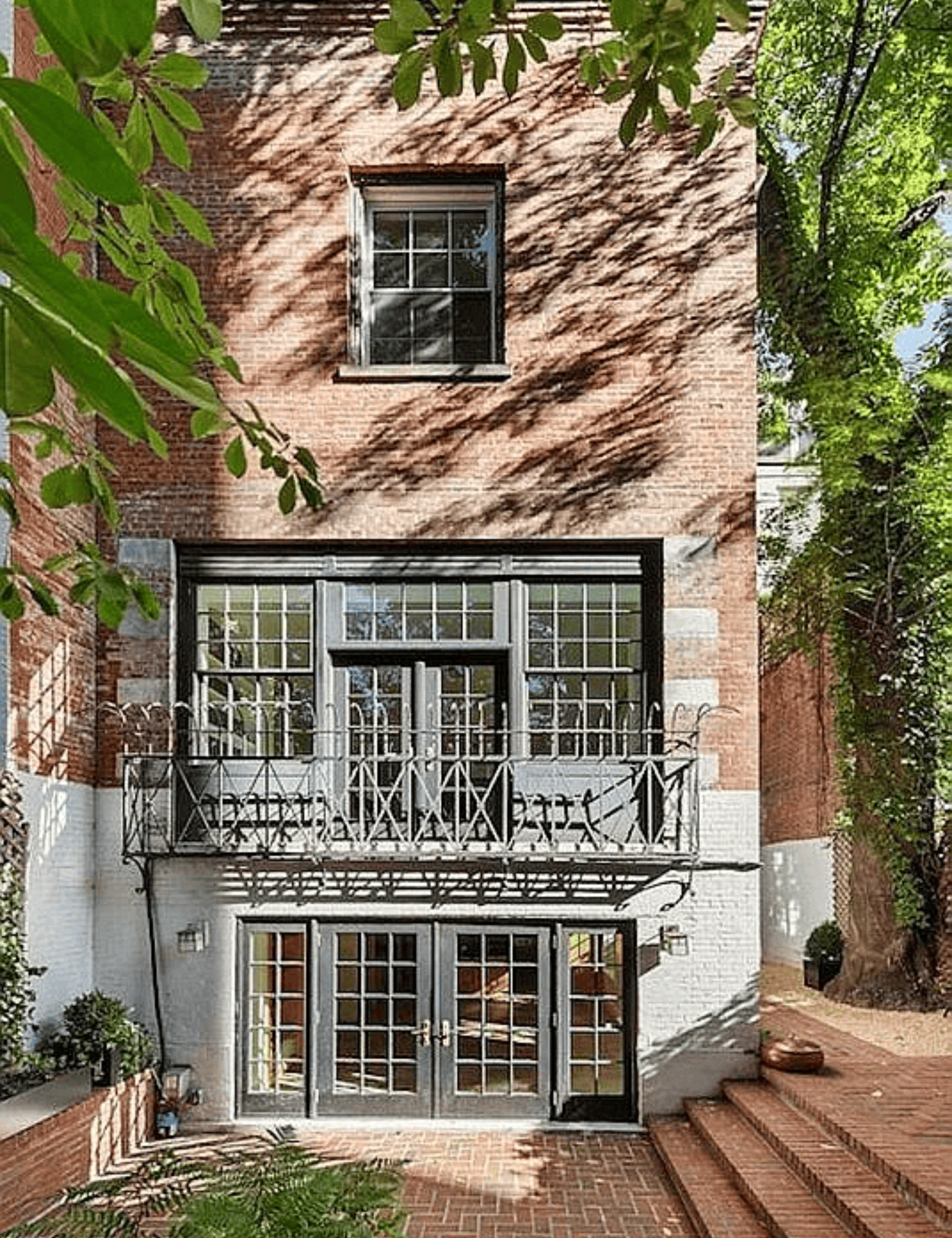 A historical area of ​​the town house of the town house in New York Cityhouse