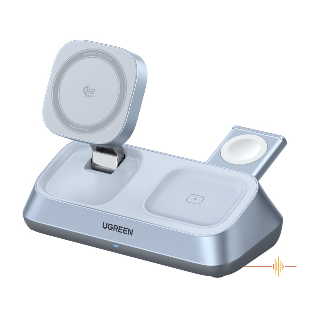 Ugreen magflow 3-in-1 magnetically wireless desktop charger 25W